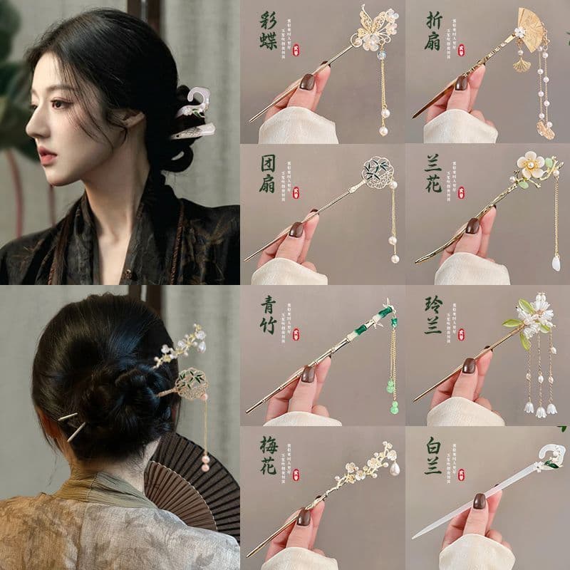 ซูเปอร์ Fairy Tassels ดอกไม้ปิ่นปิ่นผู้หญิงสไตล์ใหม่อารมณ์ที่สวยงามปิ่นปิ่น รูปที่ 3