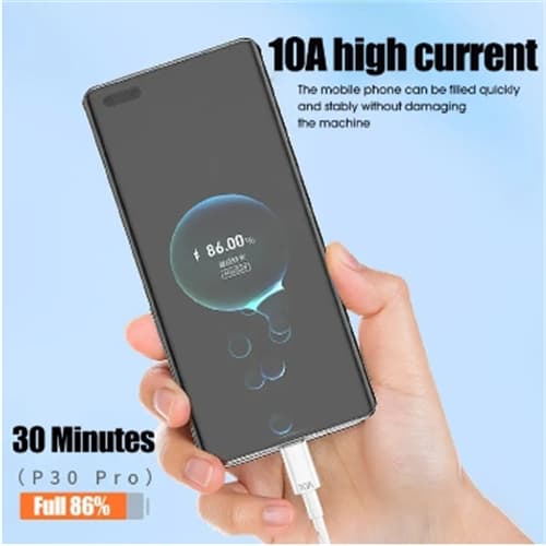 10A สาย USB Type C 120W สายชาร์จสำหรับเร็วสุด Huawei Xiaomi สายดาต้า Samsung อเนกประสงค์สาย USB C 0.25/1/1.5/2 เมตร รูปที่ 4