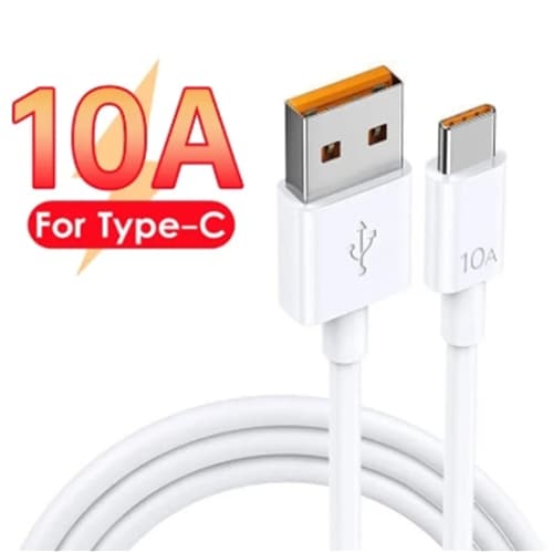 10A สาย USB Type C 120W สายชาร์จสำหรับเร็วสุด Huawei Xiaomi สายดาต้า Samsung อเนกประสงค์สาย USB C 0.25/1/1.5/2 เมตร รูปที่ 8