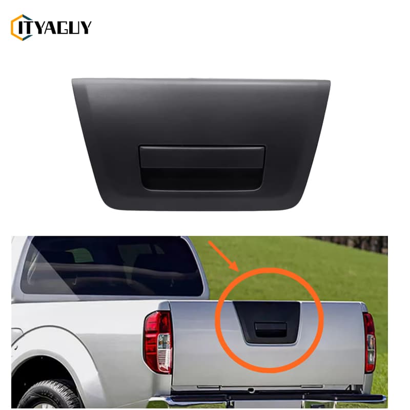 มือจับกระบะท้ายแบบไม่มีรูกุญแจสําหรับ Nissan Frontier Navara D40 NP300 2005-2015 รุ่น 90606-EB705 รูปที่ 1