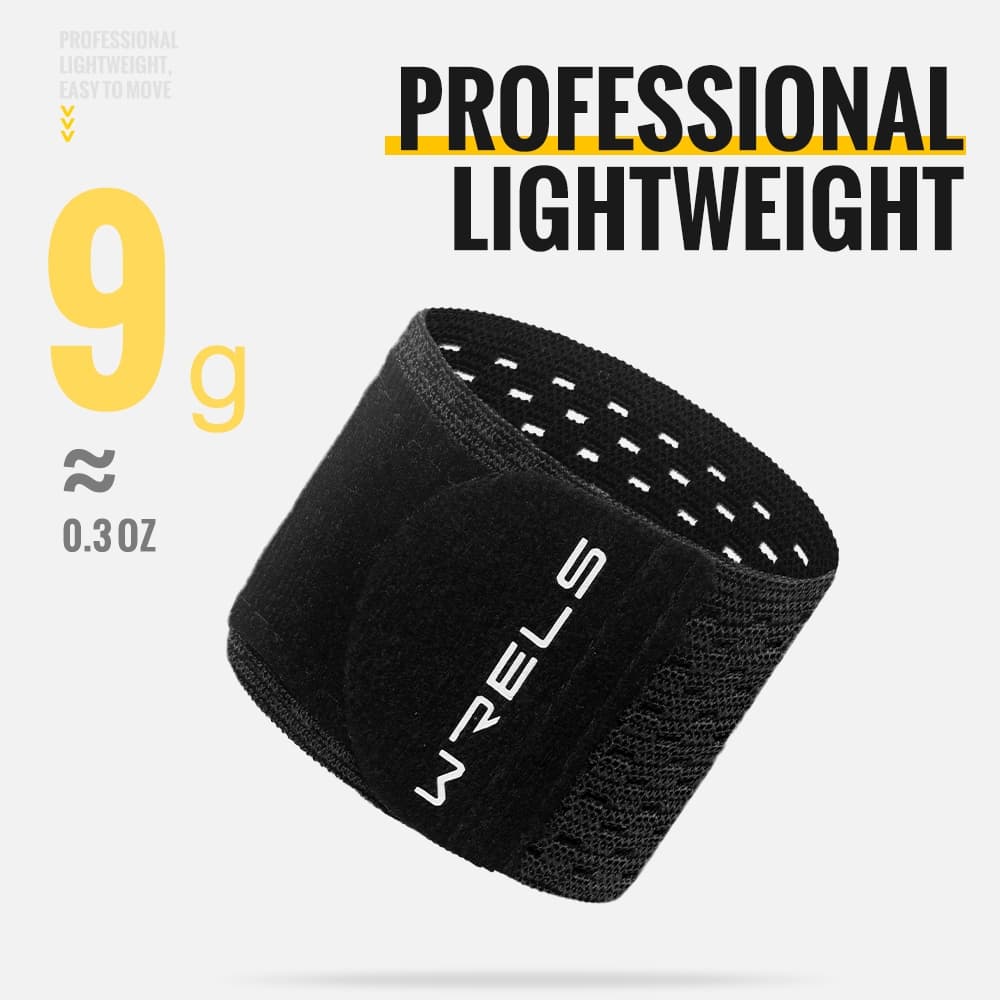 WRELS sports wrist guard ระบายอากาศได้ดี สายรัดข้อมือสำหรับเล่นแบดมินตัน/บาสเก็ตบอล รูปที่ 7