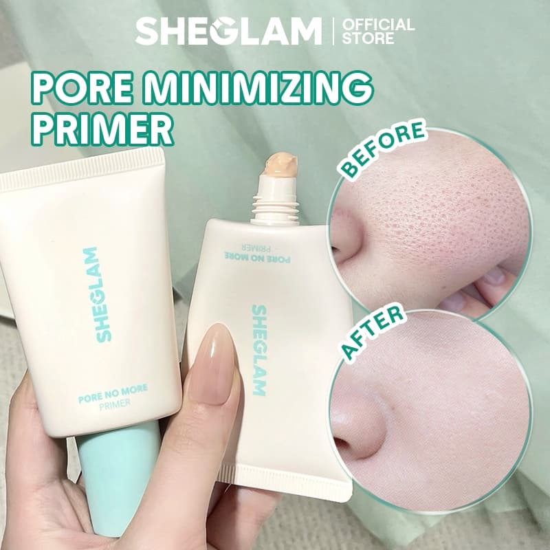 Sheglam Pore No More Primer Poreless Oil-Control Primer เครื่องสําอางน้ําหนักเบา Y2K แต่งหน้า รูปที่ 1