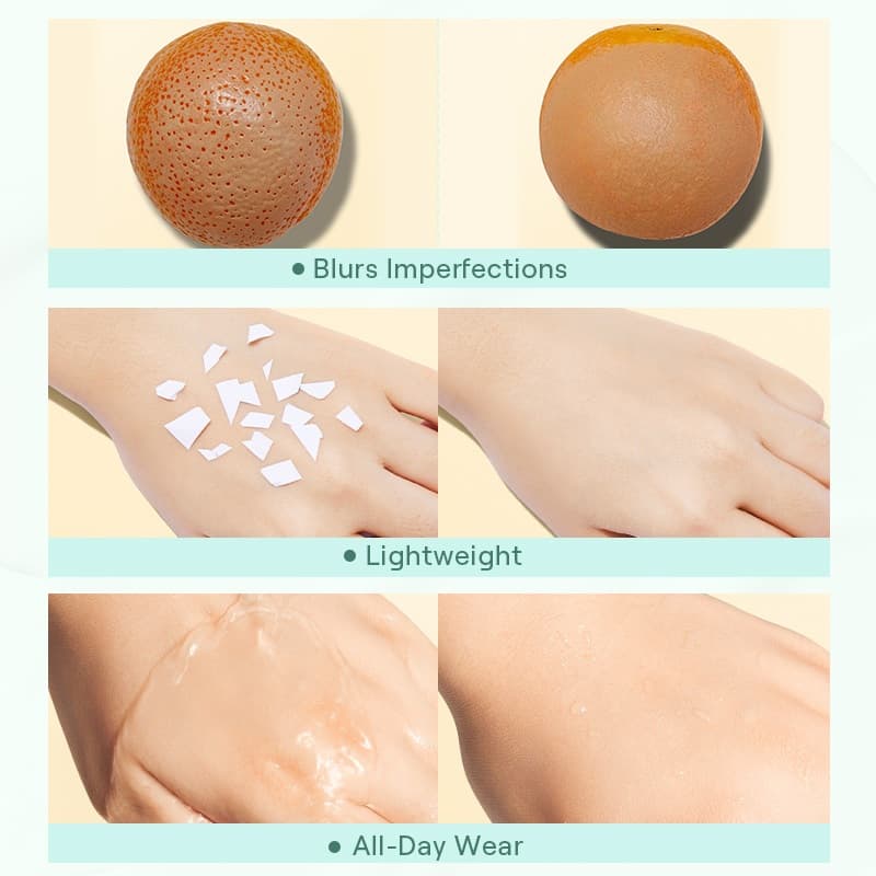 Sheglam Pore No More Primer Poreless Oil-Control Primer เครื่องสําอางน้ําหนักเบา Y2K แต่งหน้า รูปที่ 4
