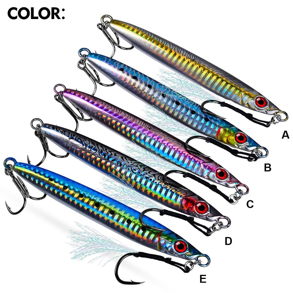 CISEA F181 เหยื่อยาง ปลา ตกปลา ตกปลา เหยื่อจิ๊ก เหยื่อ 14g 17g 21g 28g 35g 45g 60g 80g 100g รูปที่ 3