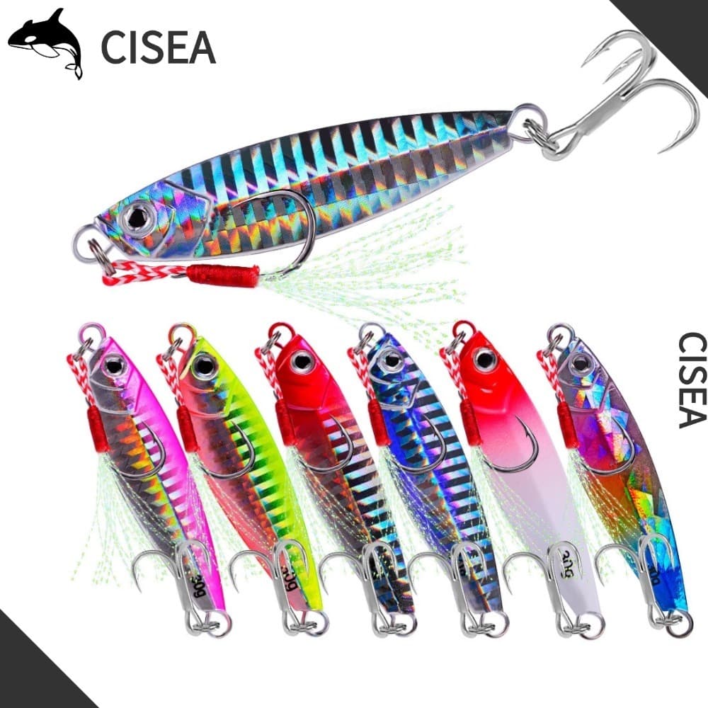 CISEA F194 เหยื่อยาง ปลา ตกปลา ตกปลา เหยื่อจิ๊ก เหยื่อ 7g 10g 15g 20g 30g รูปที่ 1