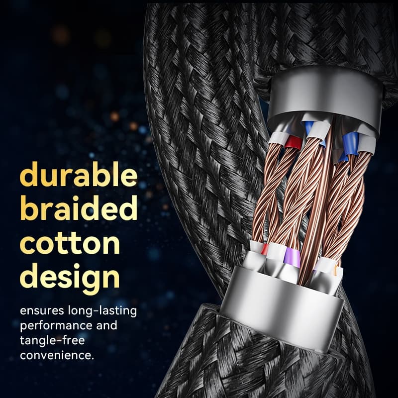 Vention Cat8 Ethernet Cable 40Gbps SFTP Gaming Patch สายอินเทอร์เน็ต 2000MHz สําหรับแล็ปท็อปคอมพิวเตอร์ รูปที่ 5