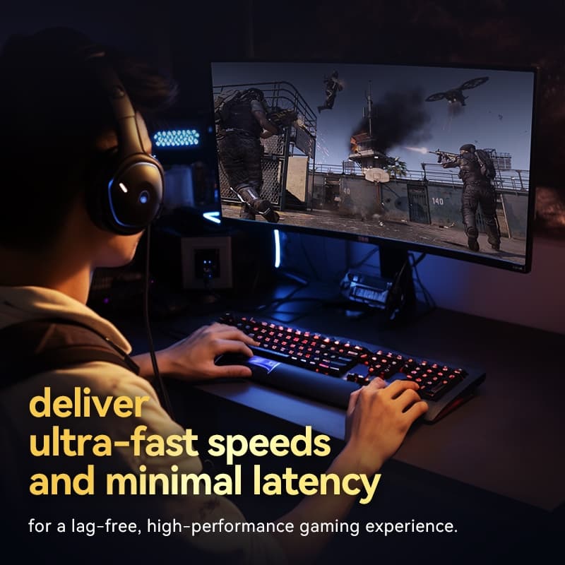 Vention Cat8 Ethernet Cable 40Gbps SFTP Gaming Patch สายอินเทอร์เน็ต 2000MHz สําหรับแล็ปท็อปคอมพิวเตอร์ รูปที่ 7