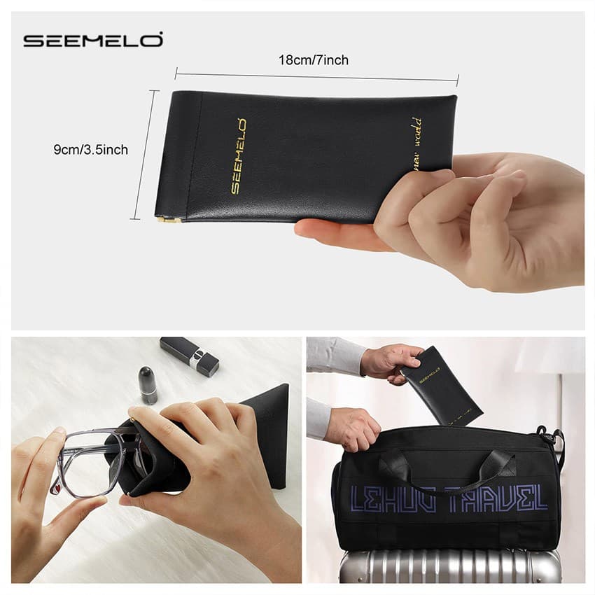 SEEMELO Men’s Retro แว่นตากันแดดแว่นตากันแดดโพลาไรซ์แฟชั่นแว่นตากันแดด UV400 ขี่จักรยานขี่แว่นตาวิ่งสําหรับชาย รูปที่ 8