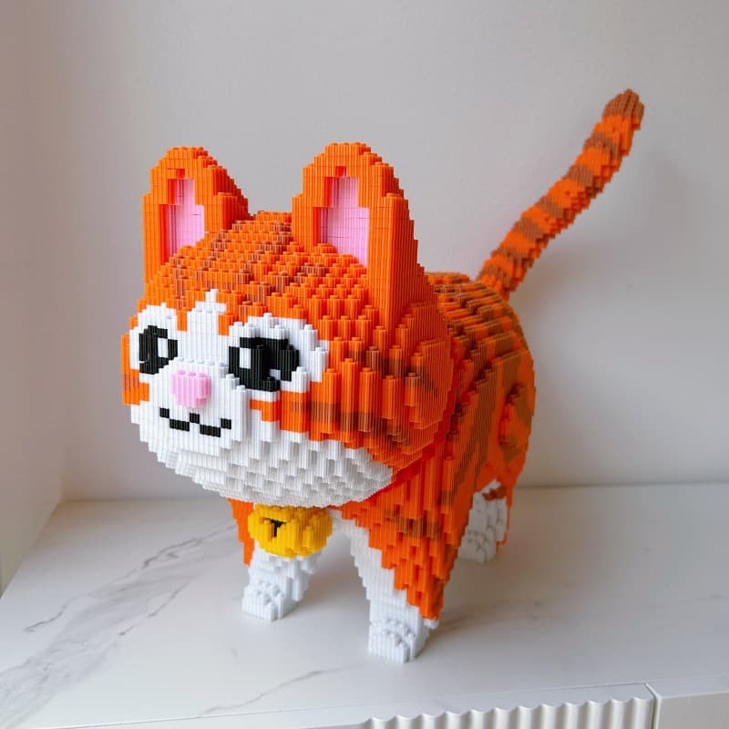 ส่งเร็วจากไทยเลโก้ตัวใหญ่ ตัวต่อนาโน DIY ของขวัญ จิ้งจอกเก้าหาง เสริมการเรียนรู้และเติมเต็มจิตนาการ รูปที่ 3
