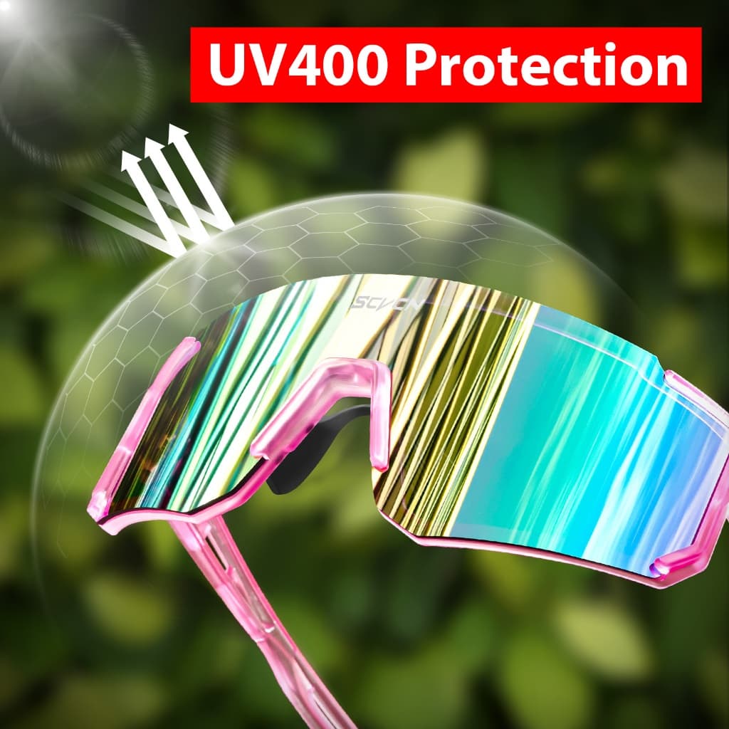 Scvcn แฟชั่นแว่นตากันแดด Cool ผู้ชายผู้หญิงแว่นตาหรูหรากีฬากลางแจ้ง Runing Drving Shades Racing UV400 MTB รูปที่ 6