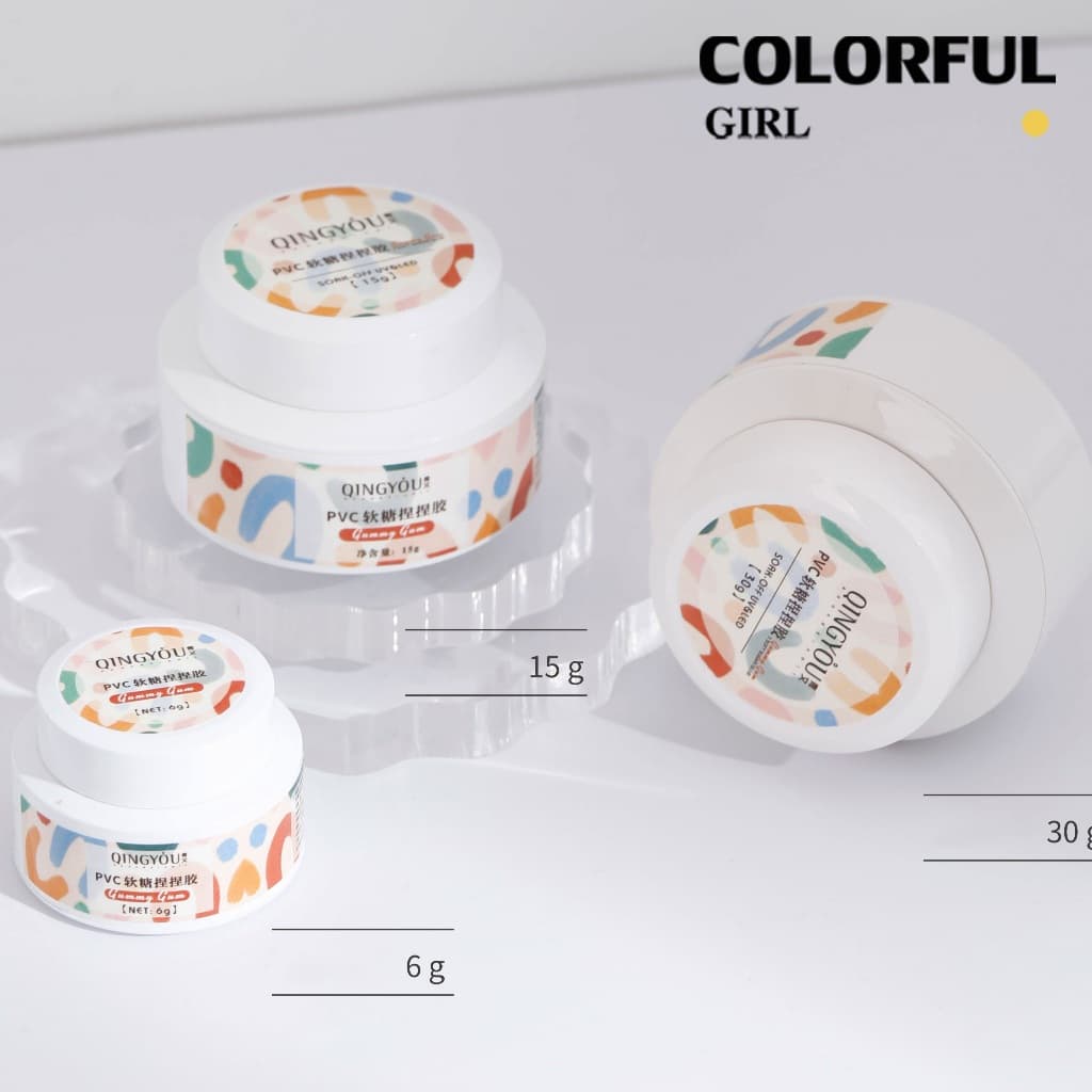 กาวเจลแกะสลักPVC นิ่ม 5D 6G/5G สําหรับตกแต่งเล็บ เจลใส เคลียร์สูง ไม่ติดมือ กาวเจลแกะสลัก 3 มิติ ปั้นง่าย ไม่เหนียวมือ รูปที่ 3