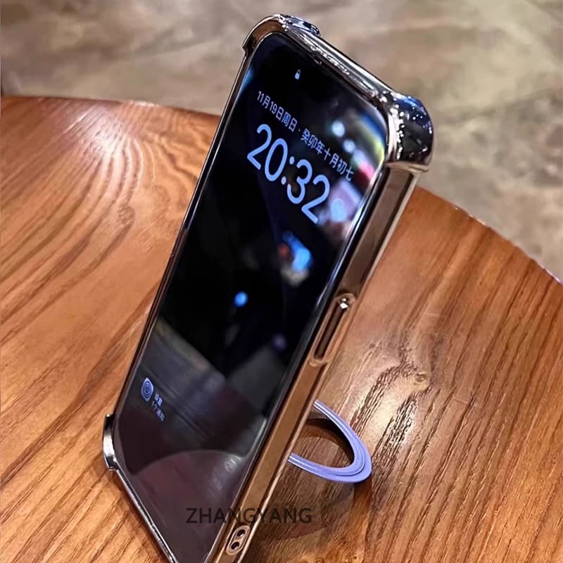 สําหรับ Samsung A26 A36 5G A56 5G ความงามไฟฟ้า anti drop เคสโทรศัพท์ซิลิโคนพร้อมผู้ถือโทรศัพท์อเนกประสงค์ U-รูปออกแบบใหม่ TPU soft shell รูปที่ 9