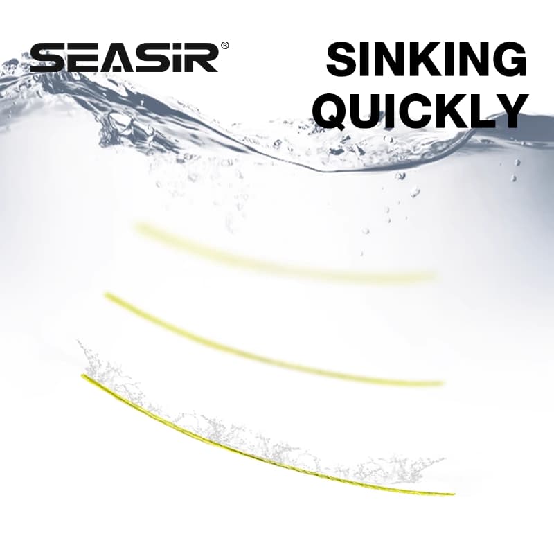 Seasir Overcast X8 PE สายตกปลาญี่ปุ่น 8 Braided Multifilament 100 M/150 M/300 M 15-50LB สูง Stength หลักสําหรับปลาใหญ่สาย รูปที่ 7