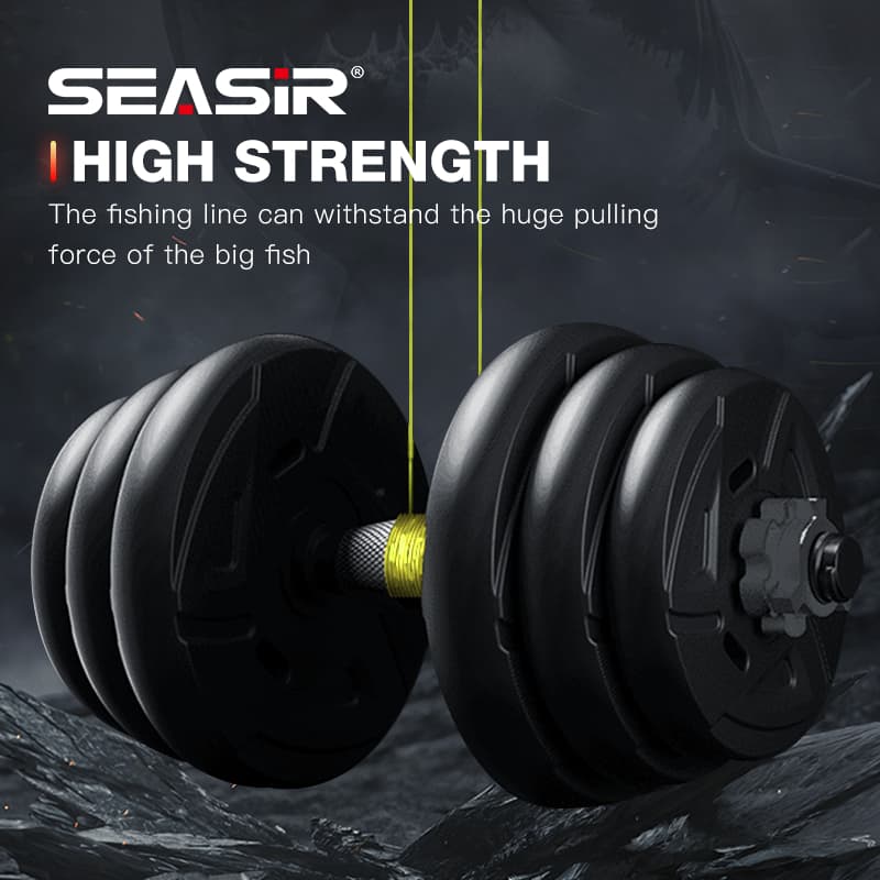 Seasir Overcast X8 PE สายตกปลาญี่ปุ่น 8 Braided Multifilament 100 M/150 M/300 M 15-50LB สูง Stength หลักสําหรับปลาใหญ่สาย รูปที่ 4