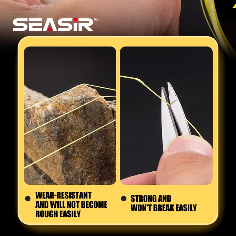 Seasir Overcast X8 PE สายตกปลาญี่ปุ่น 8 Braided Multifilament 100 M/150 M/300 M 15-50LB สูง Stength หลักสําหรับปลาใหญ่สาย รูปที่ 5