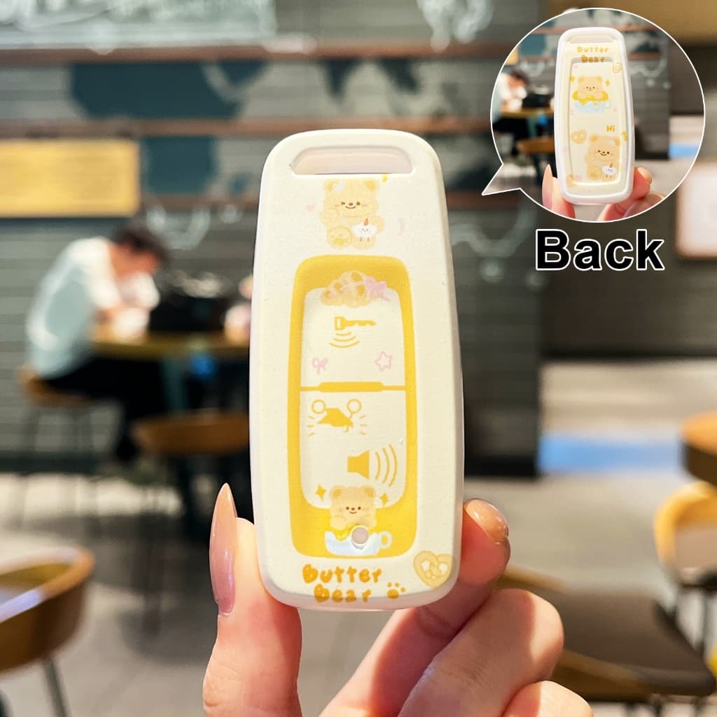 OFF WE GO เคสกุญแจรถจักรยานยนต์ Honda สําหรับ Honda pcx160/pcx 150/click 160/adv 350/forza 350/giorno พวงกุญแจ รูปที่ 3