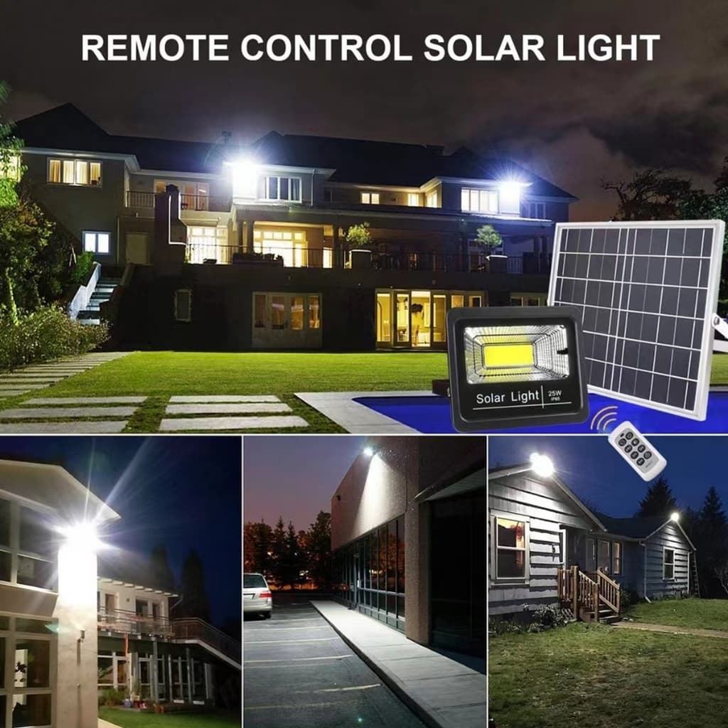 โซล่าเซลล์ solar lights 40000W กันน้ำกลางแจ้ง ป้องกันฟ้าผ่า Solar light สว่างอัตโนมัติเมื่อฟ้ามืด รูปที่ 8