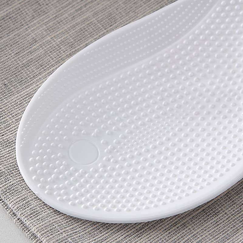 ทัพพีตักข้าวพลาสติก - ไม่ติดข้าวและทนความร้อน | Non-Stick & Heat-Resistant Rice Scoop with Ergonomic Handle รูปที่ 4