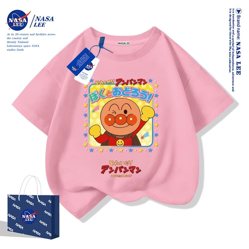 เสื้อยืดแขนสั้นเด็ก NASA ผ้าฝ้ายขาว ลายอันปังแมน สไตล์แฟชั่น ใส่ได้ทั้งเด็กชายและเด็กหญิง รูปที่ 4
