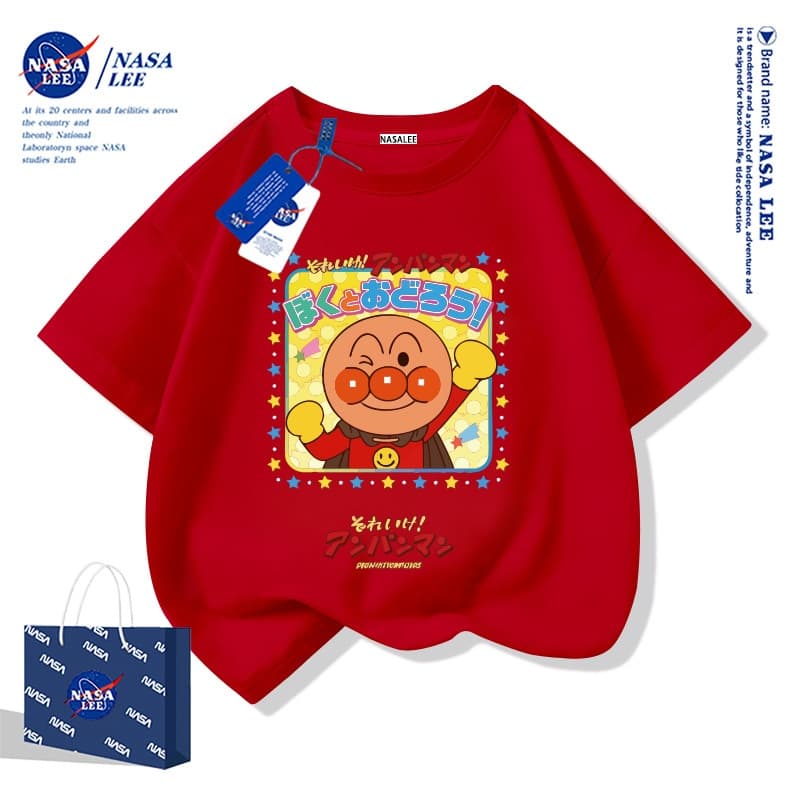 เสื้อยืดแขนสั้นเด็ก NASA ผ้าฝ้ายขาว ลายอันปังแมน สไตล์แฟชั่น ใส่ได้ทั้งเด็กชายและเด็กหญิง รูปที่ 3