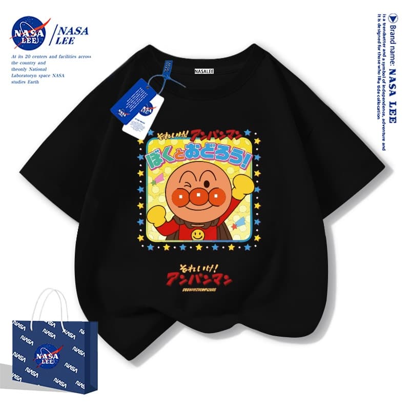 เสื้อยืดแขนสั้นเด็ก NASA ผ้าฝ้ายขาว ลายอันปังแมน สไตล์แฟชั่น ใส่ได้ทั้งเด็กชายและเด็กหญิง รูปที่ 2