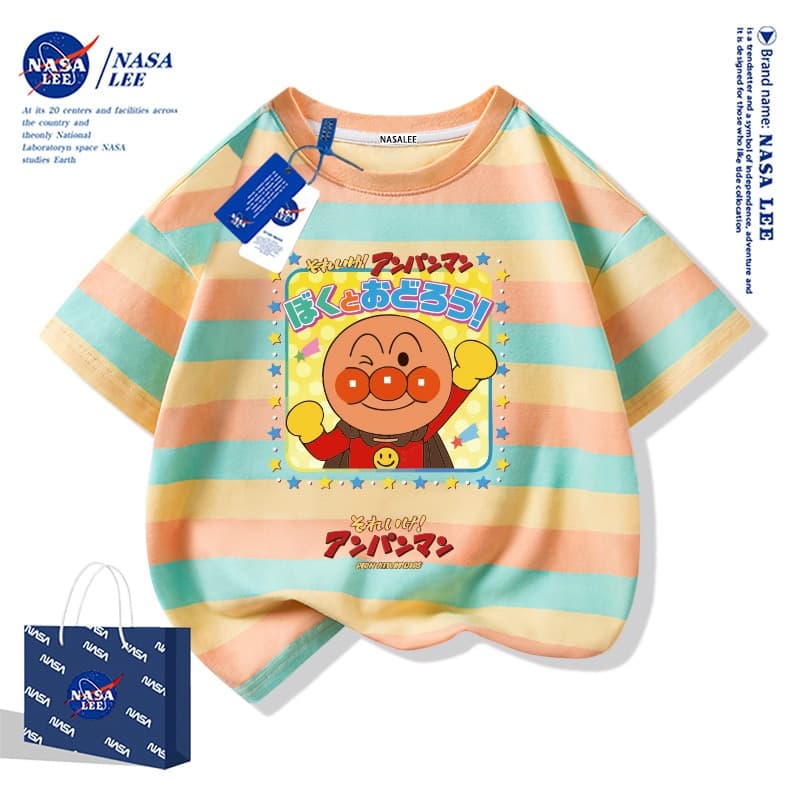 เสื้อยืดแขนสั้นเด็ก NASA ผ้าฝ้ายขาว ลายอันปังแมน สไตล์แฟชั่น ใส่ได้ทั้งเด็กชายและเด็กหญิง รูปที่ 5