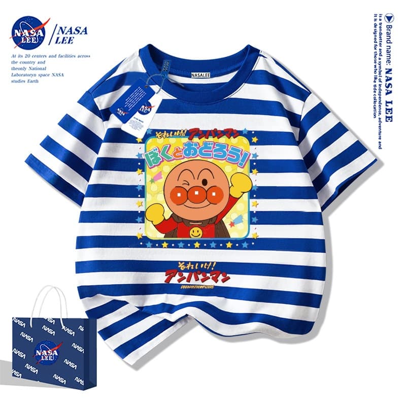 เสื้อยืดแขนสั้นเด็ก NASA ผ้าฝ้ายขาว ลายอันปังแมน สไตล์แฟชั่น ใส่ได้ทั้งเด็กชายและเด็กหญิง รูปที่ 6