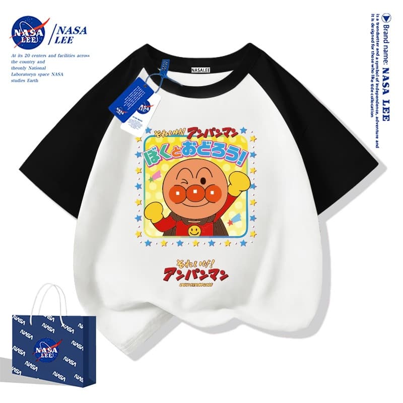 เสื้อยืดแขนสั้นเด็ก NASA ผ้าฝ้ายขาว ลายอันปังแมน สไตล์แฟชั่น ใส่ได้ทั้งเด็กชายและเด็กหญิง รูปที่ 8