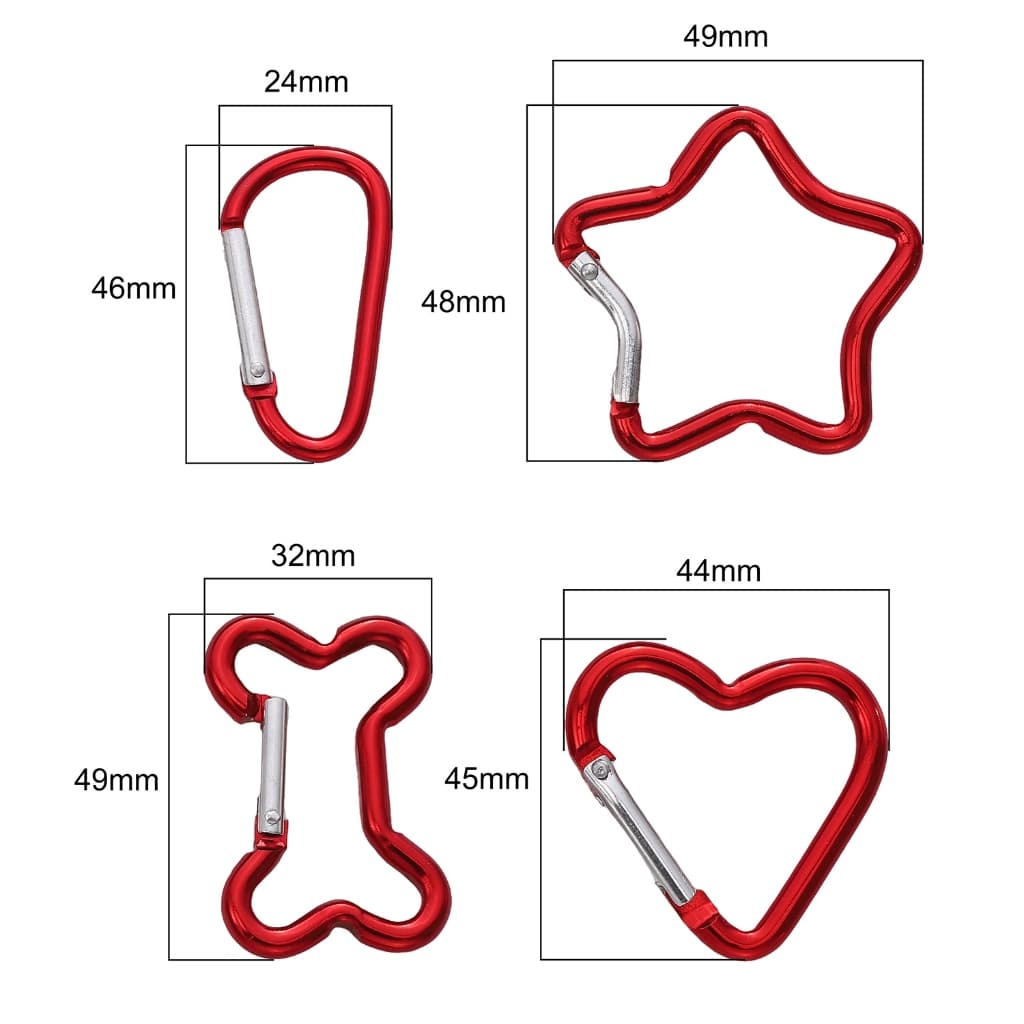 1 ชิ้นกระดูกหัวเข็มขัด Love Star หัวเข็มขัดรูปตัว D Dark สี Series กระเป๋าเป้สะพายหลังหัวเข็มขัดอลูมิเนียมพวงกุญแจ DIY Handmade รูปที่ 3