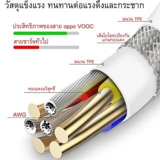 ชุดชาร์จ OP VOOC Micro USB สายชาร์จ + หัวชาร์จ 5V/2A ชาร์จเร็ว เหมาะกับโทรศัพท์มือถือเกือบทุกรุ่น- รูปที่ 4