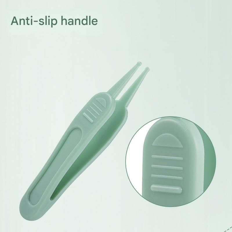 คลิปทําความสะอาดจมูกเด็กแหนบหู Naval ทําความสะอาดเด็กทารกขุด Booger Safety Care หัวกลม Clamp Forceps จมูกเด็กทารก Nostril ทารกแรกเกิด Body Care พลาสติกสําหรับ Ea รูปที่ 4