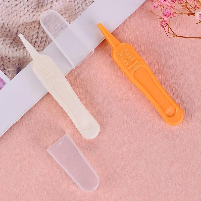 คลิปทําความสะอาดจมูกเด็กแหนบหู Naval ทําความสะอาดเด็กทารกขุด Booger Safety Care หัวกลม Clamp Forceps จมูกเด็กทารก Nostril ทารกแรกเกิด Body Care พลาสติกสําหรับ Ea รูปที่ 9
