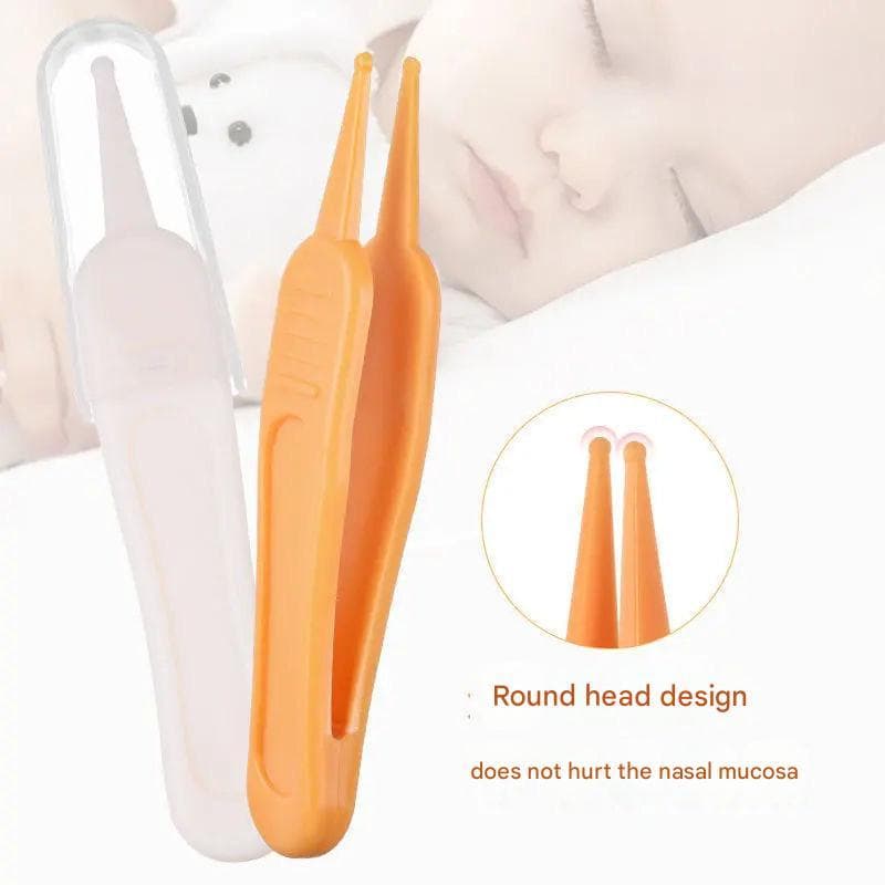 คลิปทําความสะอาดจมูกเด็กแหนบหู Naval ทําความสะอาดเด็กทารกขุด Booger Safety Care หัวกลม Clamp Forceps จมูกเด็กทารก Nostril ทารกแรกเกิด Body Care พลาสติกสําหรับ Ea รูปที่ 3