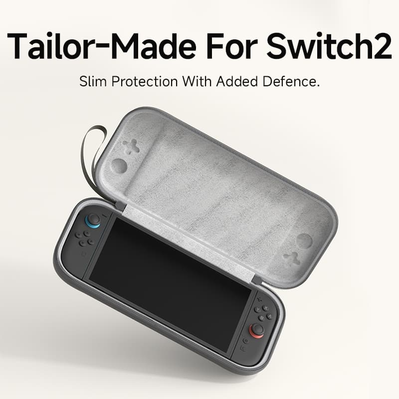 Hagibis กระเป๋าพกพาสําหรับสวิตช์ 2 กระเป๋าเดินทาง Hard Shell NS อุปกรณ์เสริมฝาครอบป้องกัน 10 เกมตลับหมึก NS2 กรณี รูปที่ 2