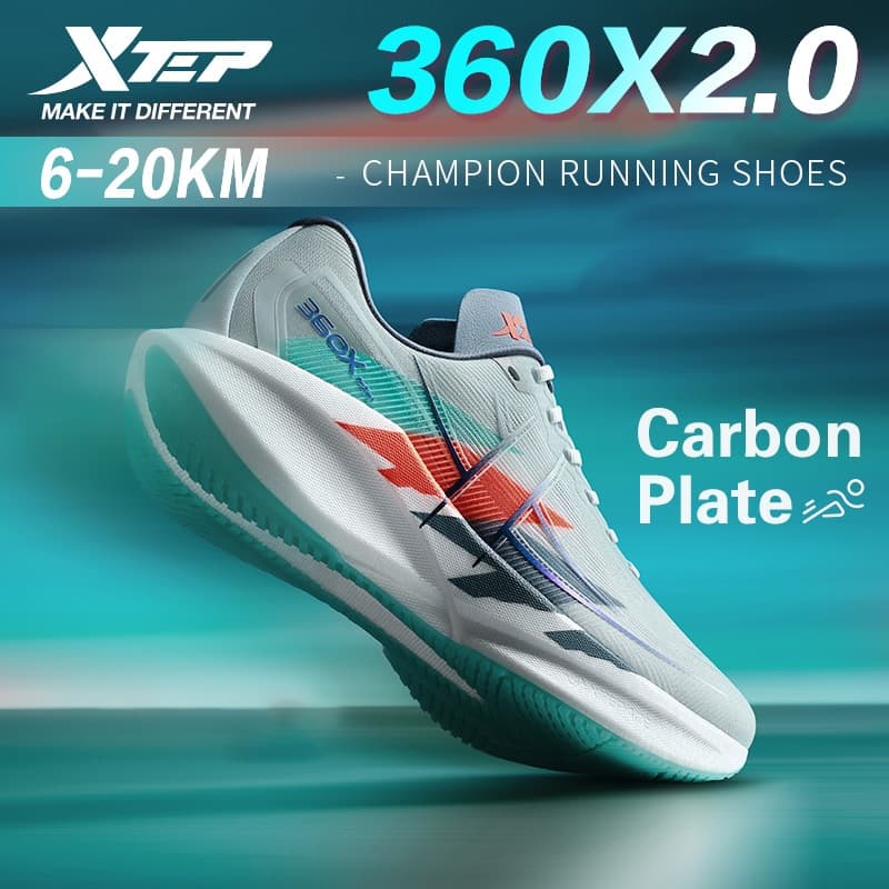 360X 2.0丨รองเท้าวิ่งมาราธอน Racing Carbon Board รองเท้าวิ่ง Running shoes รูปที่ 8
