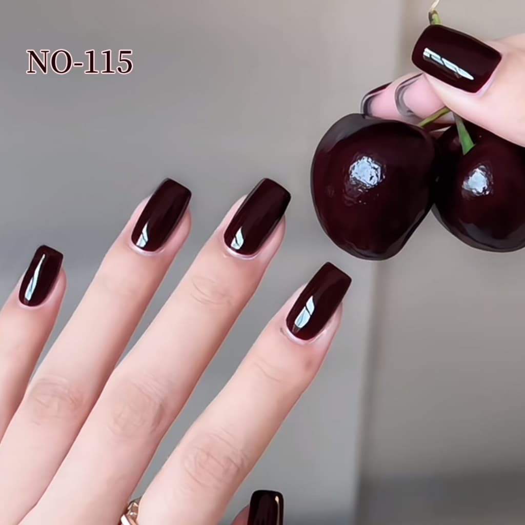 เจลทาเล็บสีแดง 3 สี ติดทนนาน เหมาะสำหรับเป็นของขวัญในบ้านและวันหยุด ร้านทำเล็บ รูปที่ 5