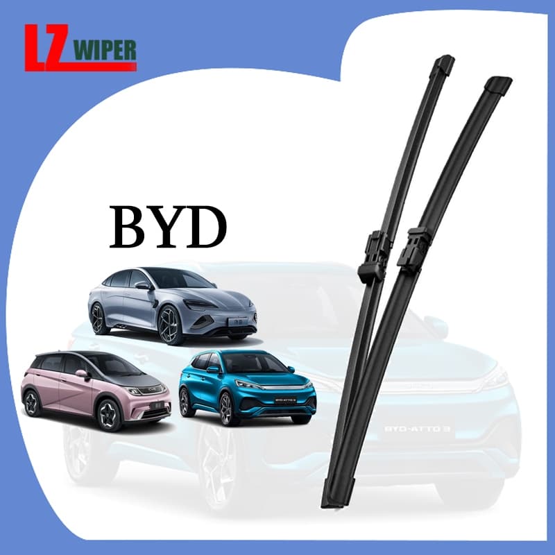BYD ATTO 3 DOLPHIN SEAL ที่ปัดน้ําฝนรถยนต์ ใบปัดน้ําฝนไม่มีกระดูก รูปที่ 1