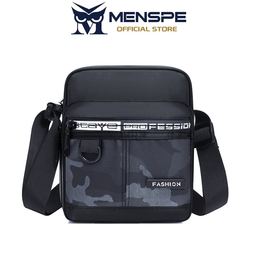 MESPE กระเป๋าสะพายขนาดเล็กผู้ชายกระเป๋า Messenger กันน้ําแฟชั่น Leisure Street กระเป๋าสําหรับนักเรียนวิทยาลัย รูปที่ 1