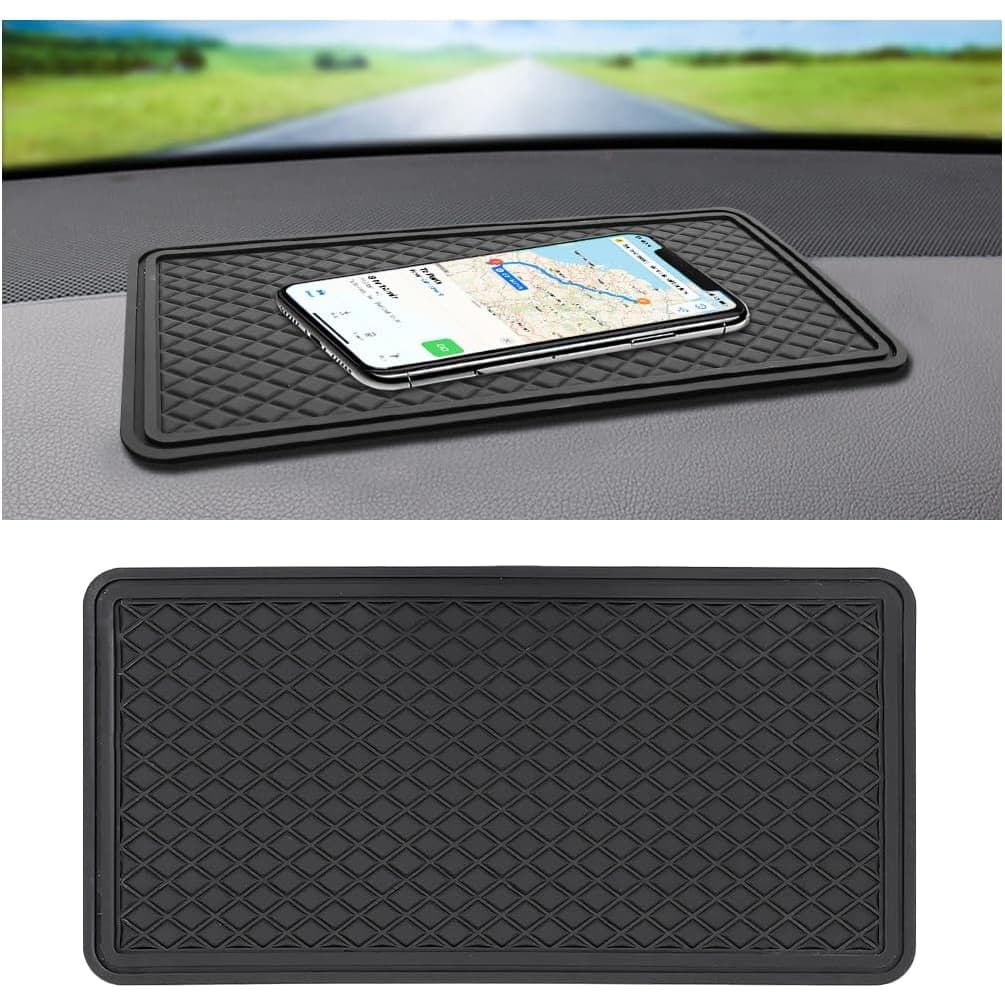 แดชบอร์ดรถแผ่นกันลื่น,รถDash Grip Pad Padสําหรับโทรศัพท์แว่นตากันแดดอุปกรณ์อิเล็กทรอนิกส์,Anti-Slide Stickyยานยนต์ Gripping Matอุปกรณ์เสริม,UniversalสําหรับSUV,Sedan,รถบรรทุก รูปที่ 1