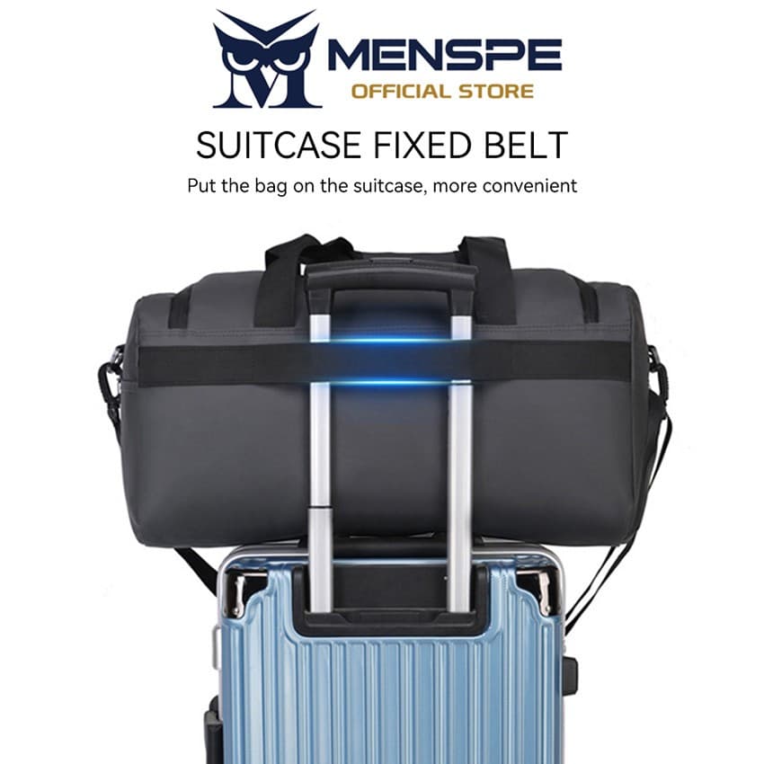 Menspe กระเป๋าออกกําลังกาย Unisex ความจุขนาดใหญ่ กระเป๋าเดินทาง รูปที่ 7