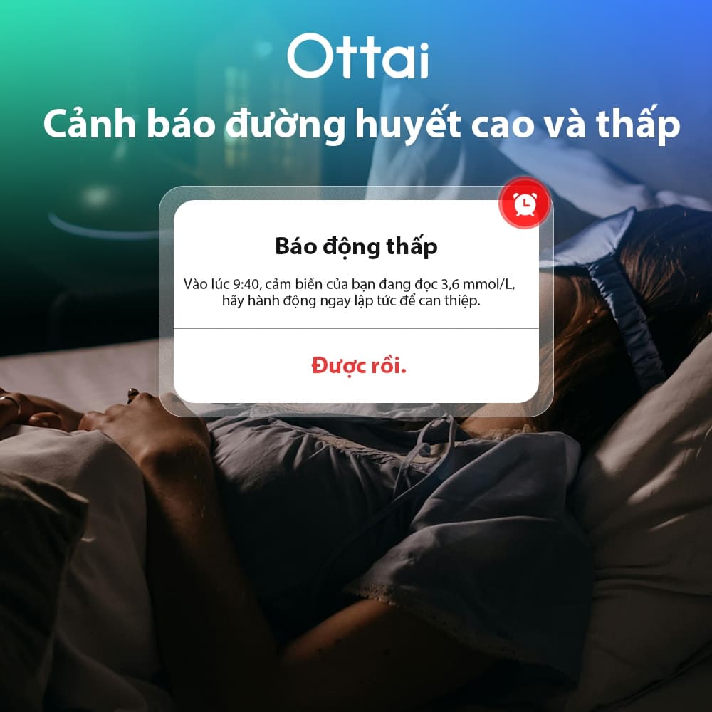 Ottai CGM 2 ทั้งชุด Home Care ระบบตรวจสอบแบบเรียลไทม์ต่อเนื่องสําหรับกลูโคสในเลือด รูปที่ 8