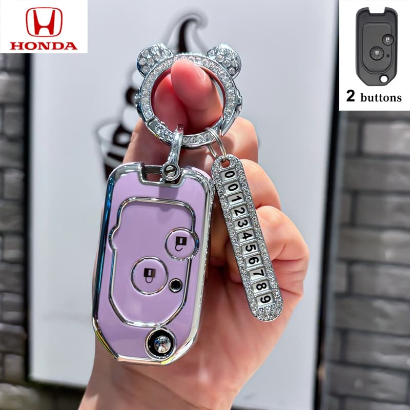 Civic FD CRV G3 City 2012 2013 Accord G8 Honda flip Key remote case Mobilio Jazz GE Insight 2011 Stream Brio Freed Odyssey พับกุญแจรถ รูปที่ 7