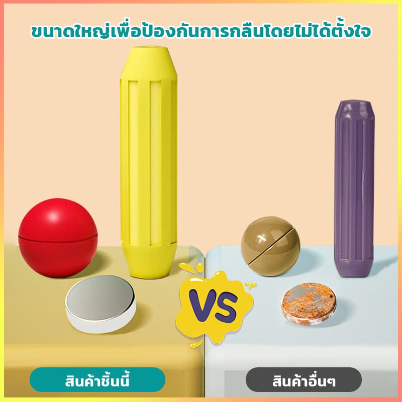 108pcs ตัวต่อแม่เหล็ก ของเล่นตัวต่อแม่เหล็ก บล็อคตัวต่อแม่เหล็ก เด็กแม่เหล็กเบสบอลบล็อก สร้างจินตนาการ เกมสมอง รูปที่ 5