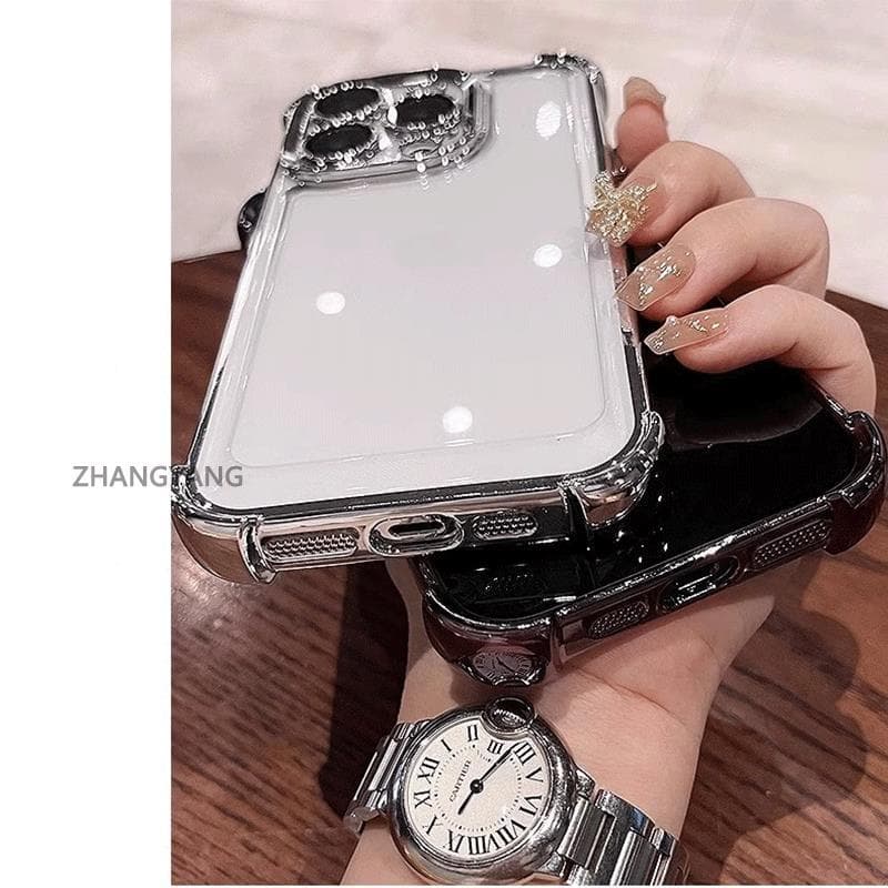 สําหรับ vivo y20 y20s y12s y20i y12a เคสโทรศัพท์กันกระแทกด้วยไฟฟ้าความงามความละเอียดสูงคริสตัลดีไซน์ใหม่น่ารักภาพแอปเปิ้ลซิลิโคน TPU soft case รูปที่ 8