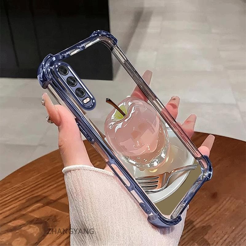 สําหรับ vivo y20 y20s y12s y20i y12a เคสโทรศัพท์กันกระแทกด้วยไฟฟ้าความงามความละเอียดสูงคริสตัลดีไซน์ใหม่น่ารักภาพแอปเปิ้ลซิลิโคน TPU soft case รูปที่ 5