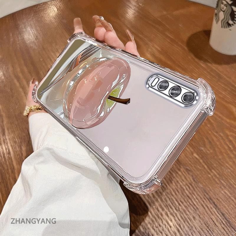 สําหรับ vivo y20 y20s y12s y20i y12a เคสโทรศัพท์กันกระแทกด้วยไฟฟ้าความงามความละเอียดสูงคริสตัลดีไซน์ใหม่น่ารักภาพแอปเปิ้ลซิลิโคน TPU soft case รูปที่ 9
