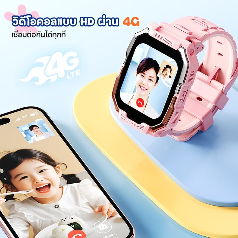 Kiumo สมาร์ทวอทช์เด็ก smartwatch ภาษาไทย นาฬิกาโทรศัพท์เด็ก นาฬิกามัลติฟังก์ชั่น หมุนได้กันน้ำตำแหน่ง ของเล่นเด็ก ของขวัญสำหรับเด็ก นาฬิกาเด็ก นาฬิกาสมาร์ทวอทช์สำหรับนักเรียน ประกัน2ปี ของขวัญสำหรับเด็ก ของขวัญวันปัจฉิม ของเล่นเสริมพัฒนาการ รูปที่ 5