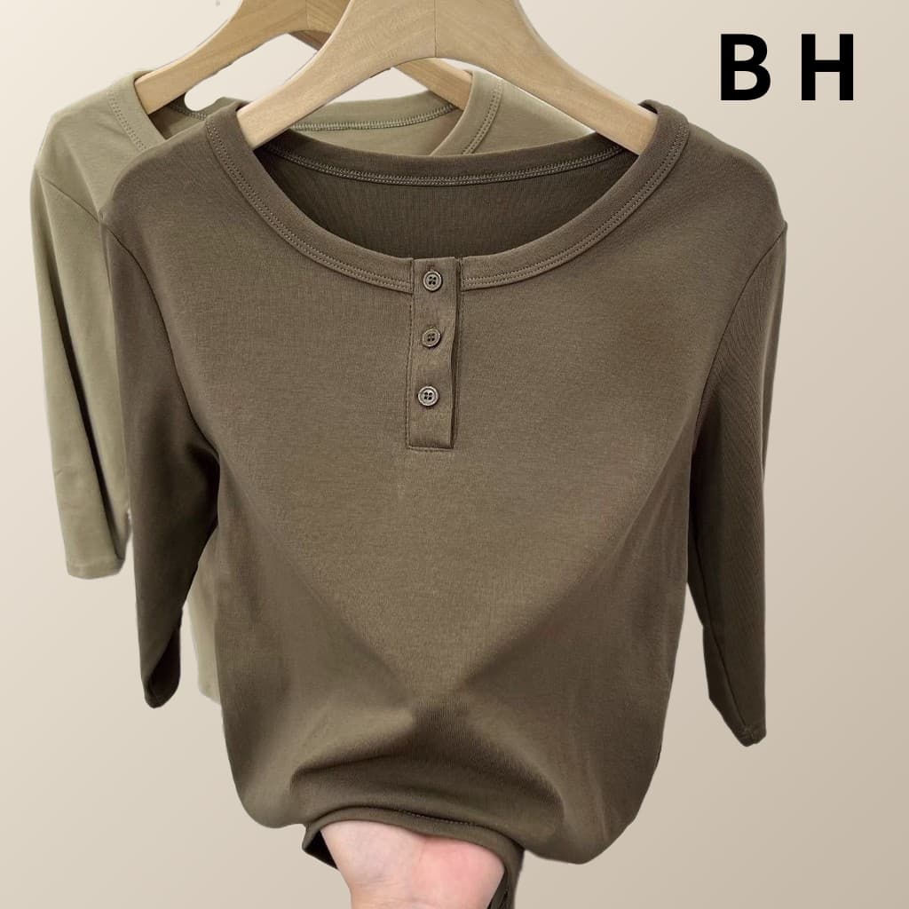 ข ฤดูร้อนผ้าฝ้ายกลางแขนเสื้อยืดคอกลมหลวมรุ่น รูปที่ 1
