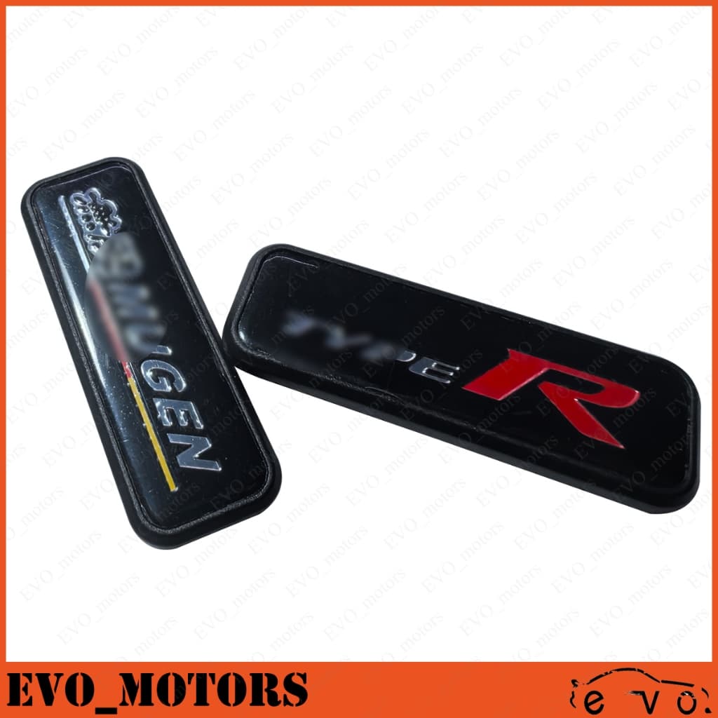 สําหรับ 2022 - 2025 Honda Civic FE / FL TYPE R สติกเกอร์จัดแต่งทรงผม 11th Civic Dashboard Air Outlet ตาข่าย RS Mugen โลโก้สัญลักษณ์ Badge Marker รูปที่ 5