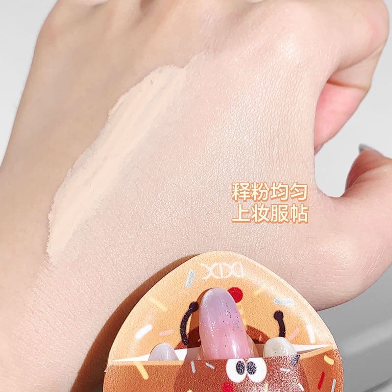 XIXI 8 ชิ้นแป้งพัฟ - แห้ง/เปียก Dual ใช้ Foundation พัฟนุ่มยืดหยุ่นน่ารักขนมหวานแต่งหน้าฟองน้ําชุด GJ-183 รูปที่ 8